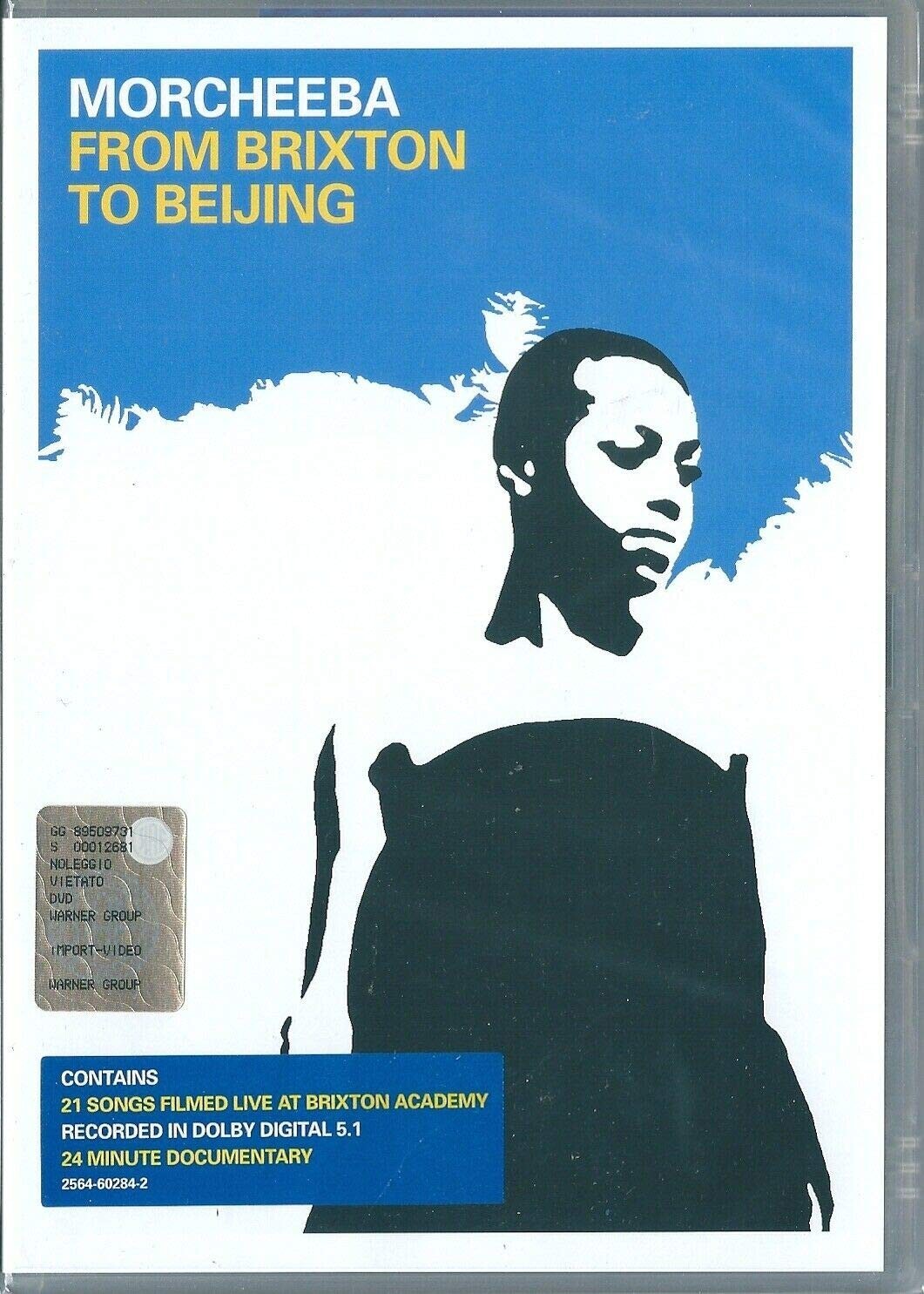 Dvd MORCHEEBA FROM BRIXTON TO BEIJING LIVE CONCERT 2003 & DOCUMENTARY nuovo
