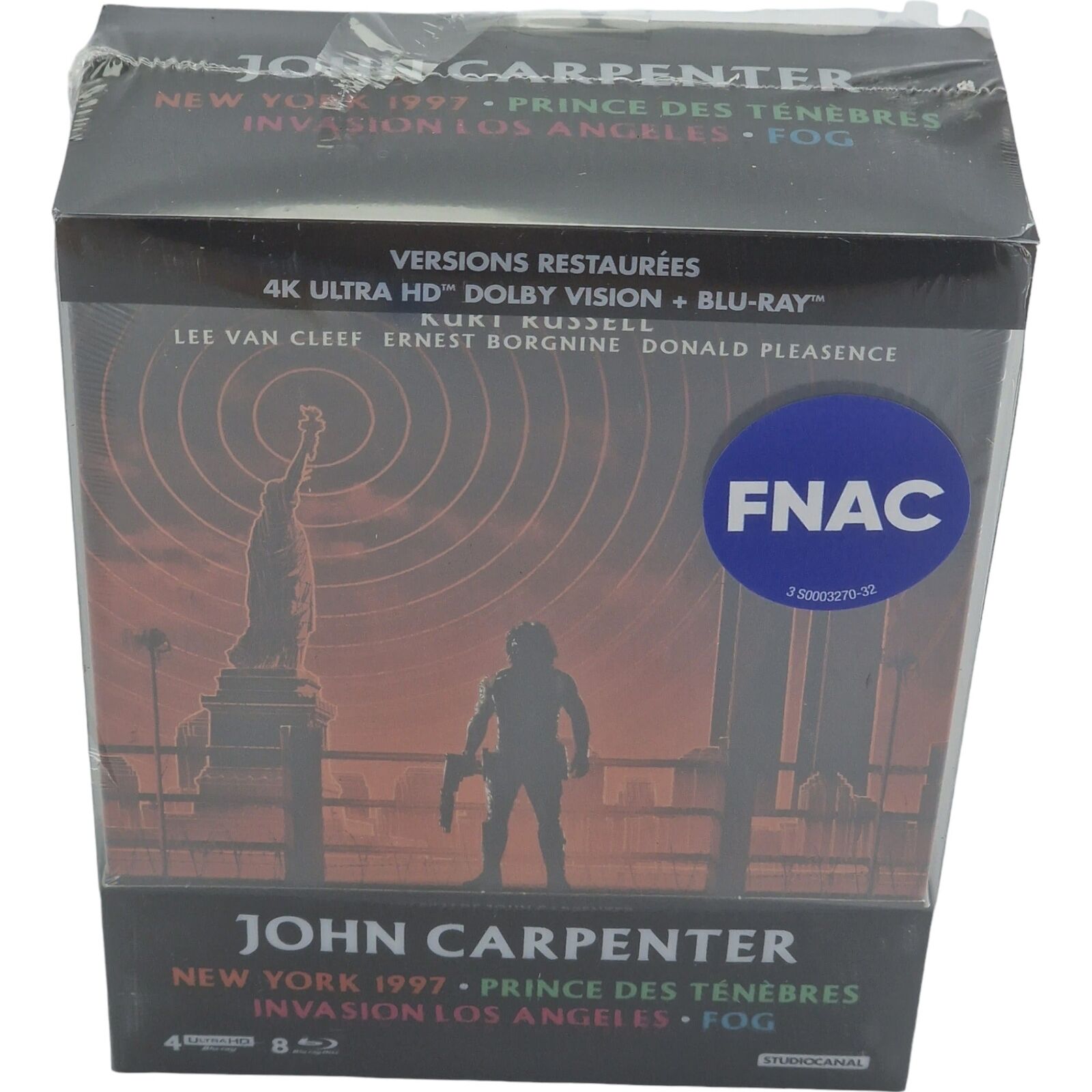 John Carpenter 4K Blu-Ray Steelbook Cofanetto 4 Film Regione B Fnac Nuova