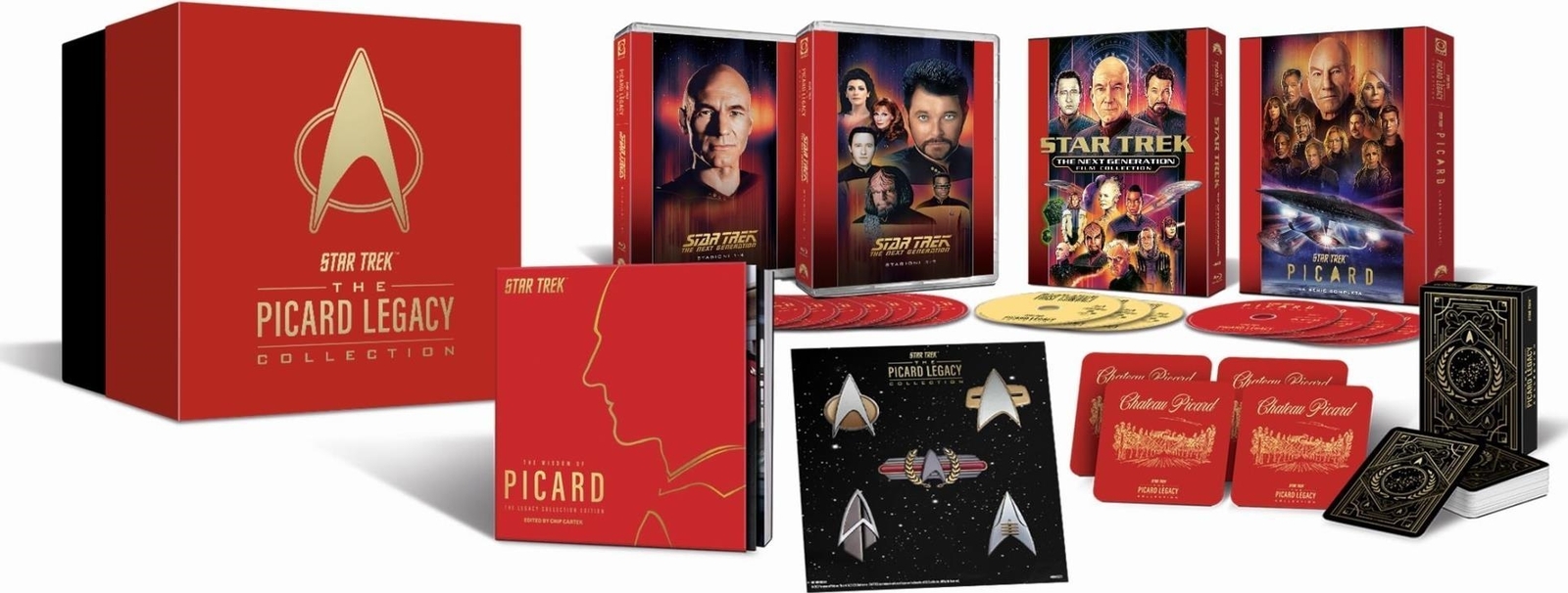Blu-Ray Star Trek - Picard Legacy Collection (54 Blu-Ray)
