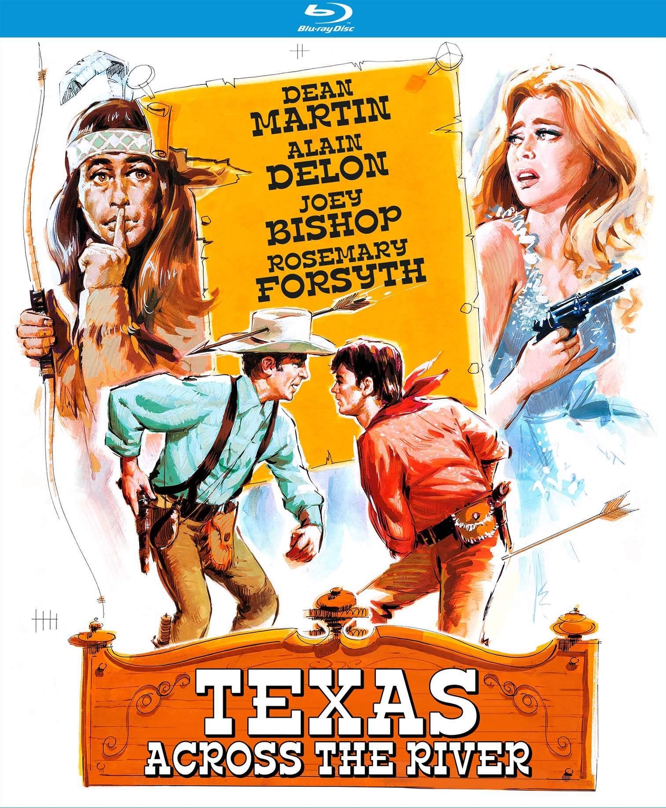 Texas Across the River (Blu-ray) Dean Martin Alain Delon Rosemary Forsyth