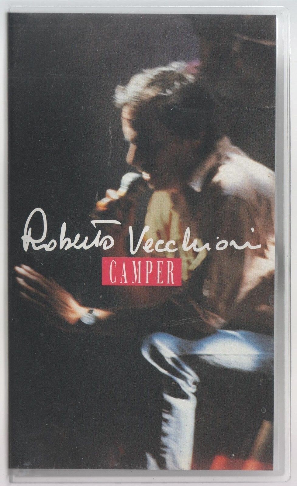 ROBERTO VECCHIONI - CAMPER - VHS,PAL,1992,NUOVA SIGILLATA NEW, SEALED