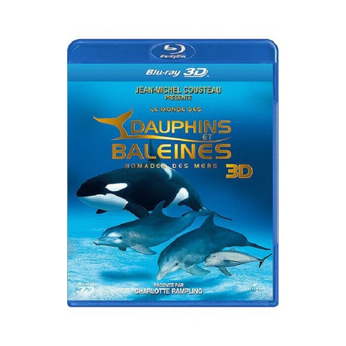 Le Monde Des Delfini E Balene Blu-Ray 3D Nuova