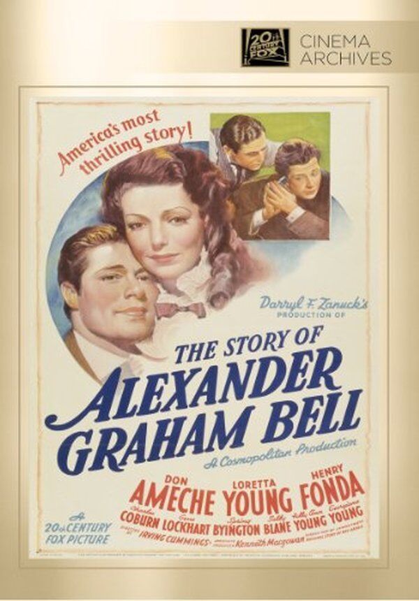 Story Of Alexander Graham Bell DVD (1939) Don Ameche,Loretta Young, Henry Fonda