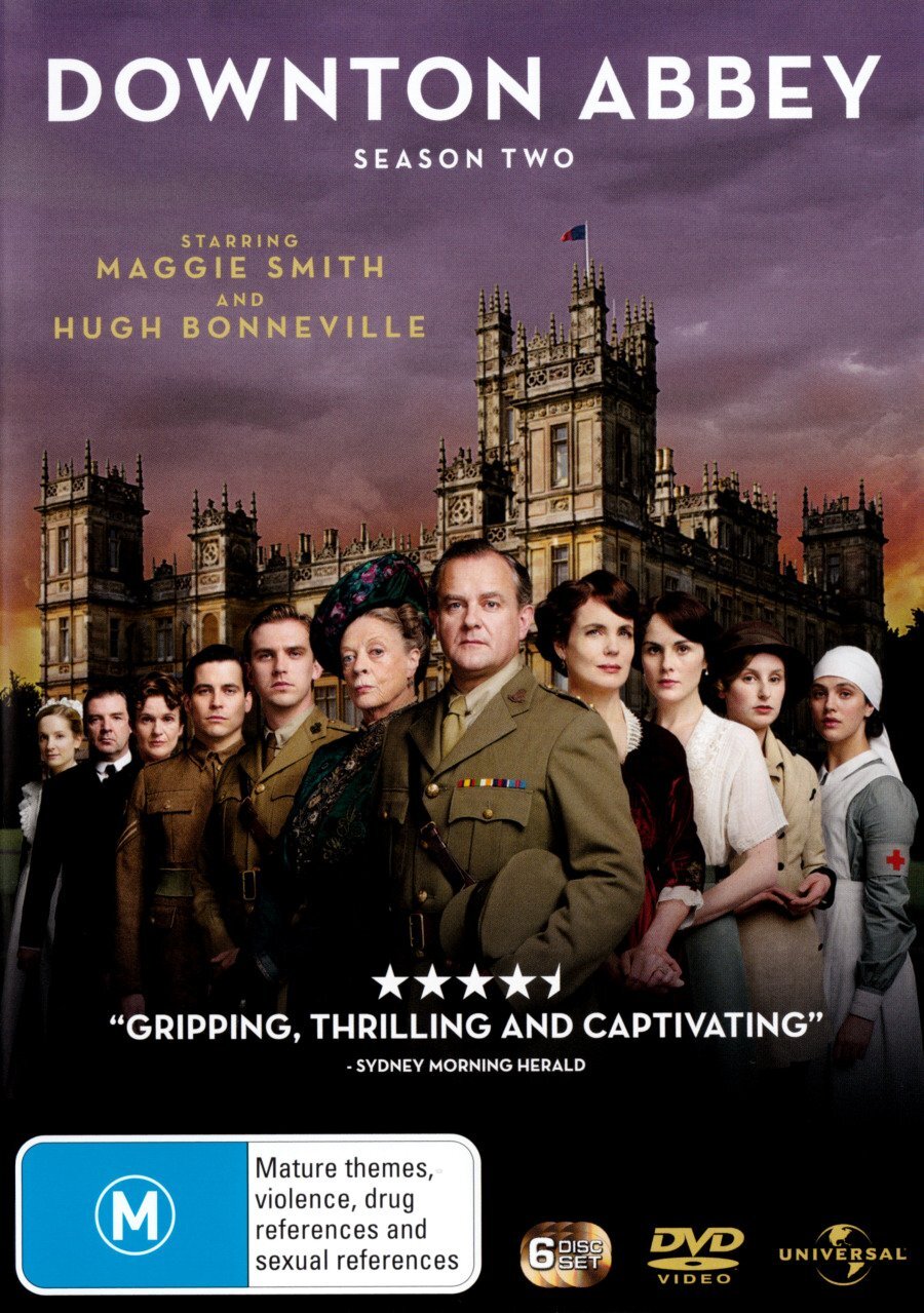 Downton Abbey: Series 2 (DVD) Hugh Bonneville Jessica Brown Findlay Maggie Smith