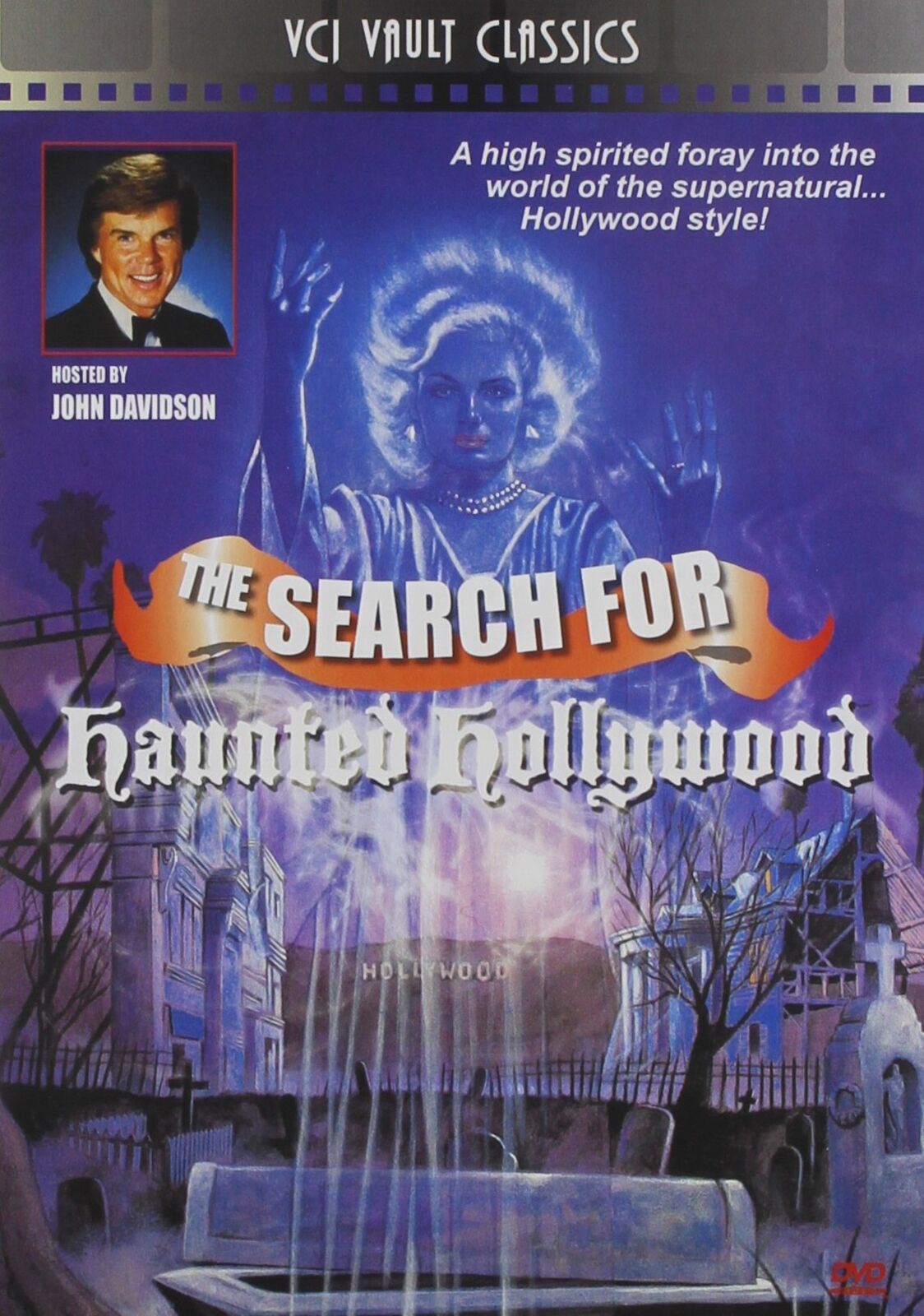 Search For Haunted Hollywood (DVD) Max Maven Patrick MacNee Harry Blackstone Jr.