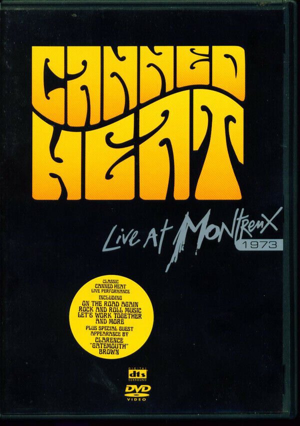 Canned Heat ‎Live At Montreux 1973 DVD (Eagle Vision) Nuovo e Sigillato
