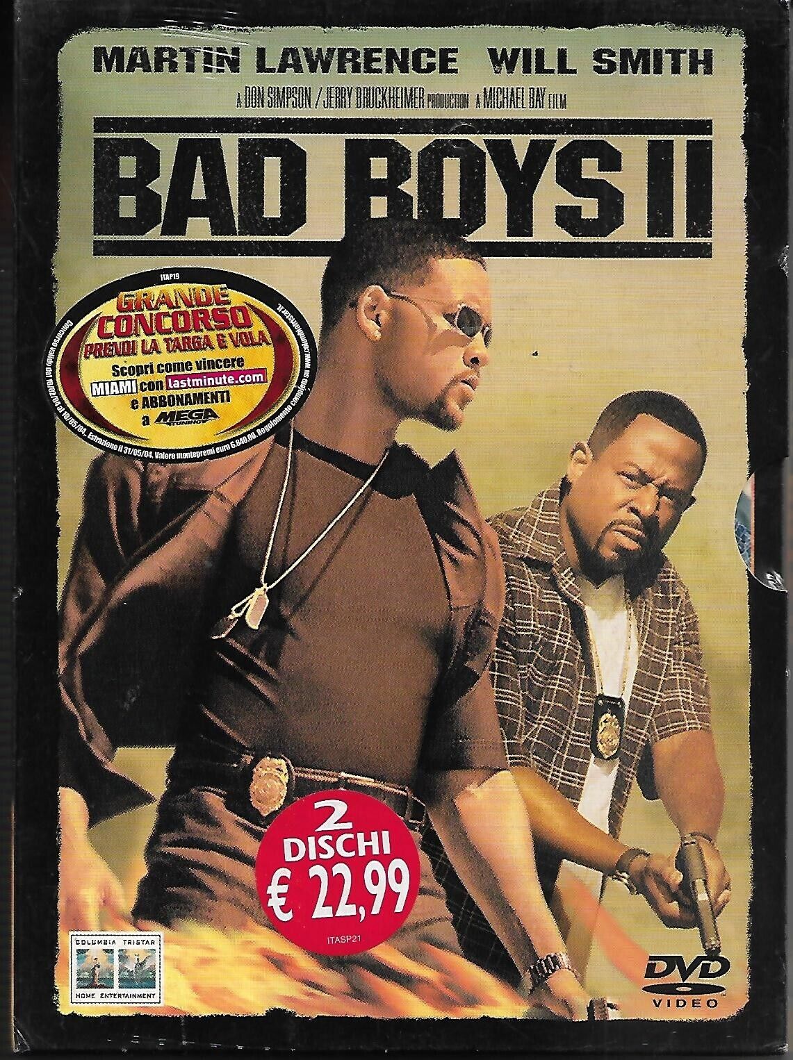 BAD BOYS II - SPECIAL EDITION 2 DVD (NUOVO SIGILLATO)