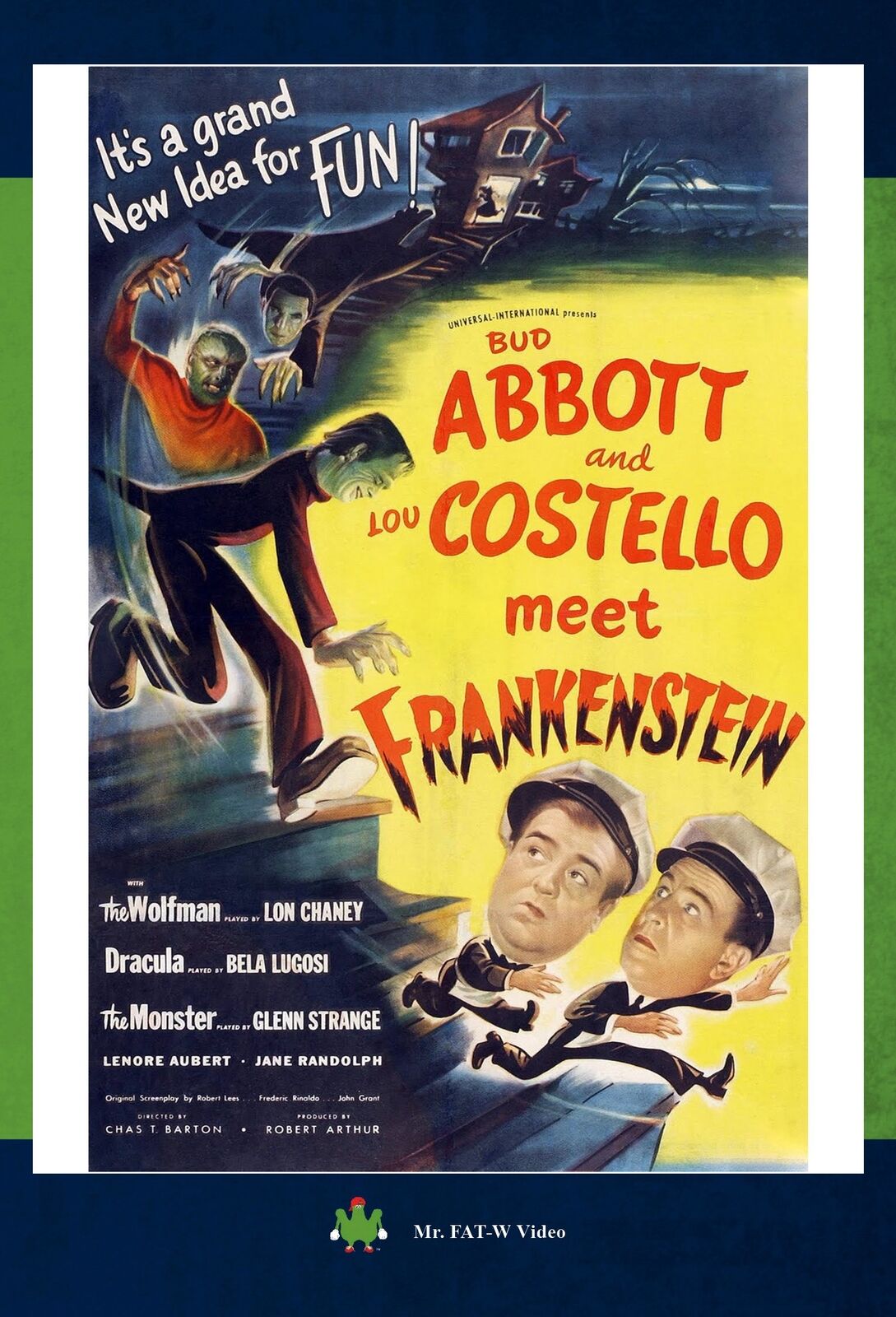 Bud Abbott & Lou Costello Meet Frankenstein (DVD) Harry Brown Jane Randolph
