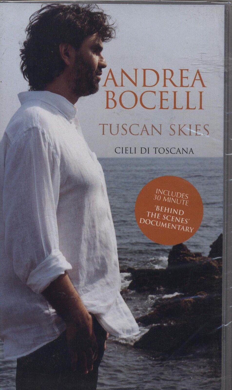 Andrea Bocelli. Tuscan Skies Cieli di Toscana  (2001) VHS SIGILLATA SEALED