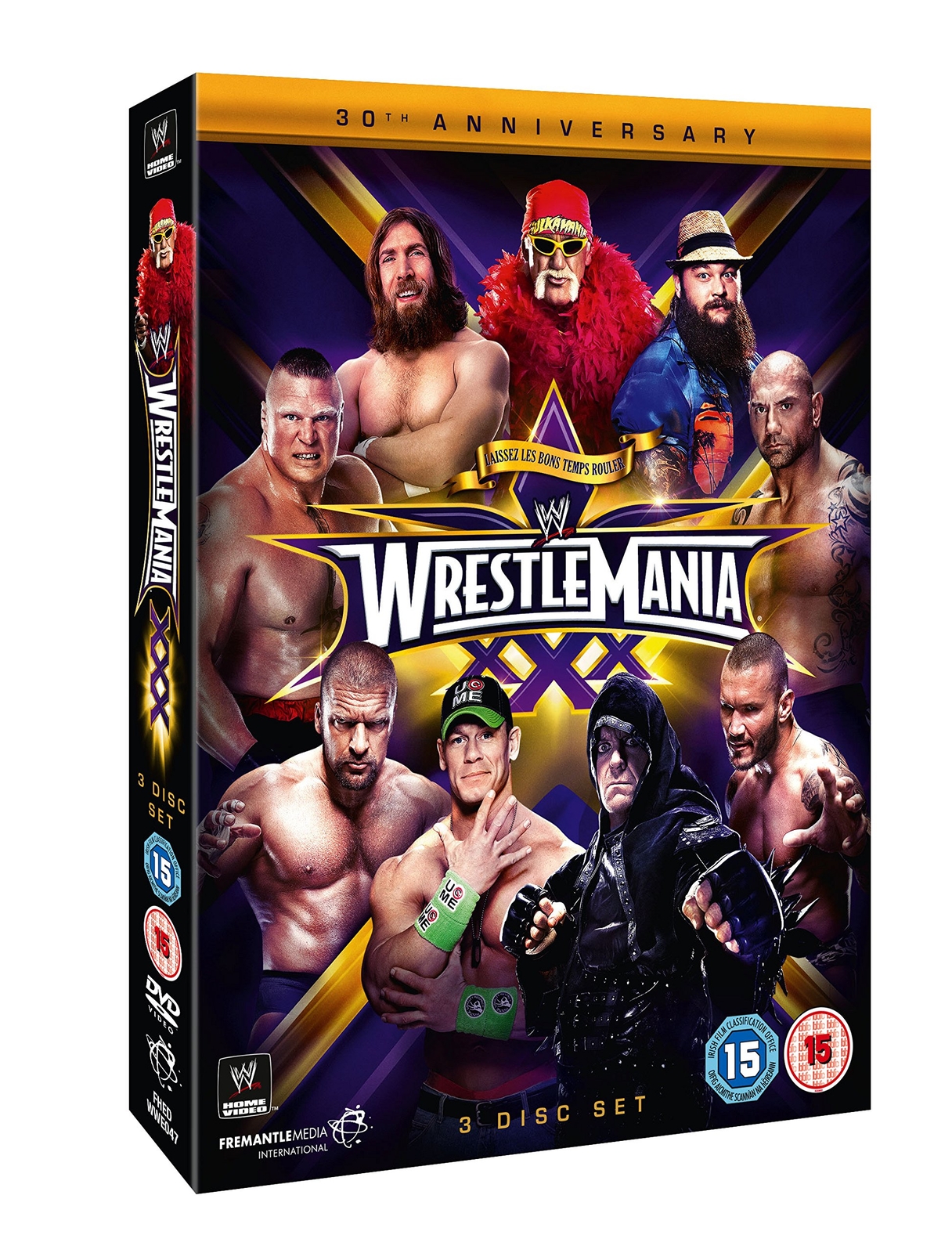 WWE: WrestleMania 30 (DVD) Daniel Bryan John Cena Undertaker Batista