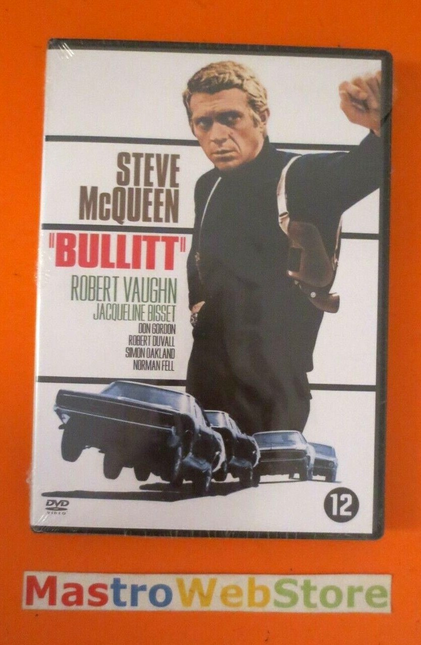 BULLIT - Steve McQueen - 1968 - AUDIO INGLESE / FRANCESE- DVD sigillato [dv10]