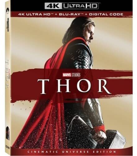 Thor (Feature) (4K UHD Blu-ray) Chris Hemsworth Natalie Portman Tom Hiddleston