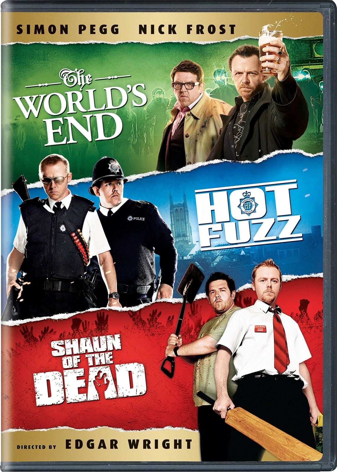 The World's End / Hot Fuzz / Shaun of the Dead (DVD) Simon Pegg Nick Frost
