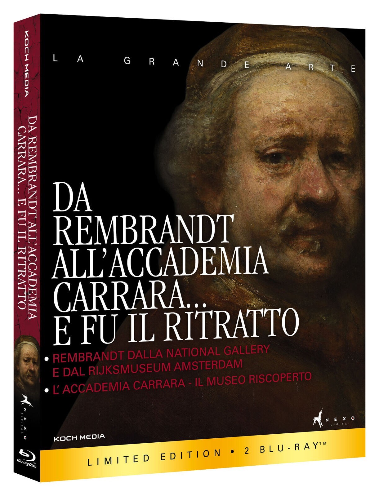 DA REMBRANDT ALL'ACCADEMIA CARRARA E FU IL RITRATTO 2 BLU RAY NUOVO SIGILLATO