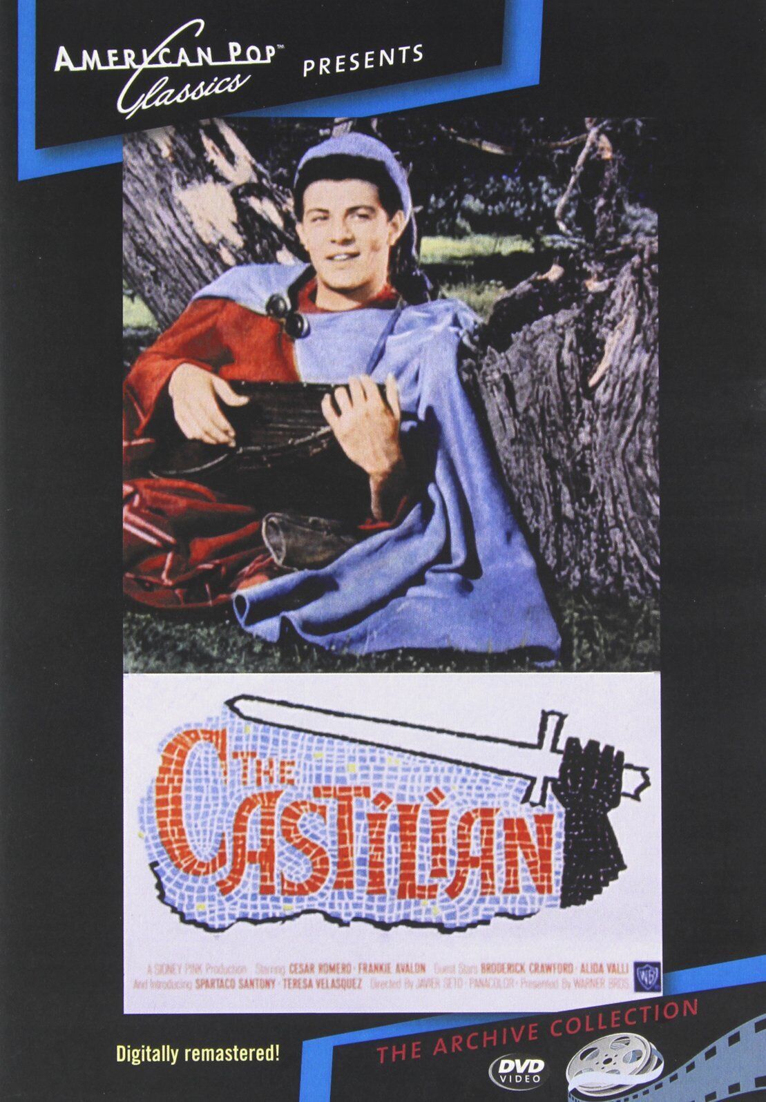 The Castilian (DVD) Broderick Crawford Cesar Romero Frankie Avalon