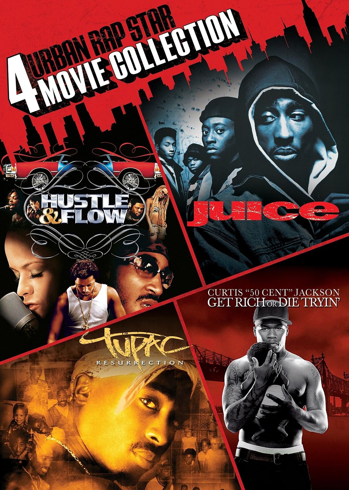The Urban Rap Star 4 Movie Collection (DVD) Terrence Howard Ludacris