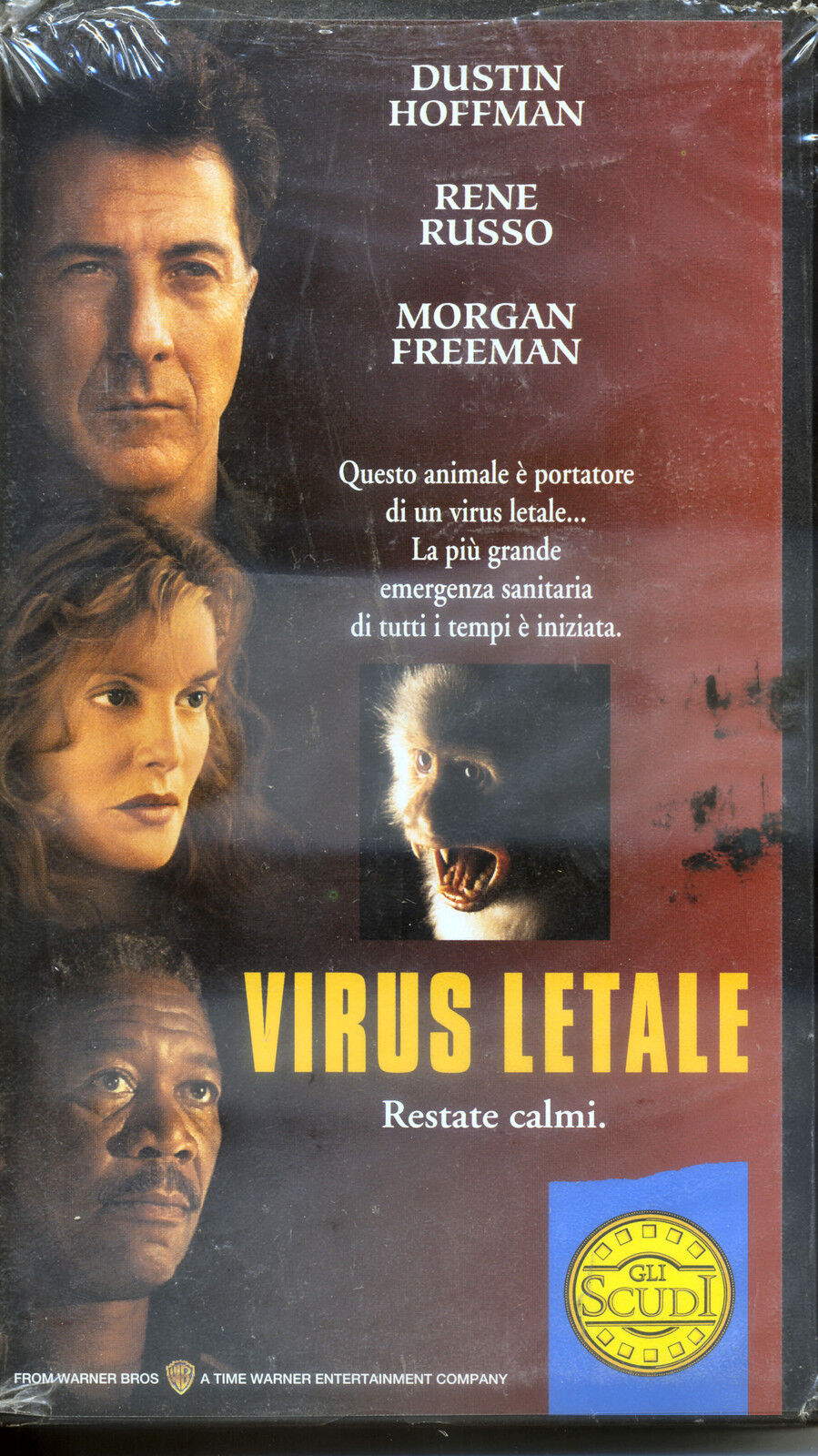 VIRUS LETALE con Dustin Hofman, Rene Russo VHS NUOVA