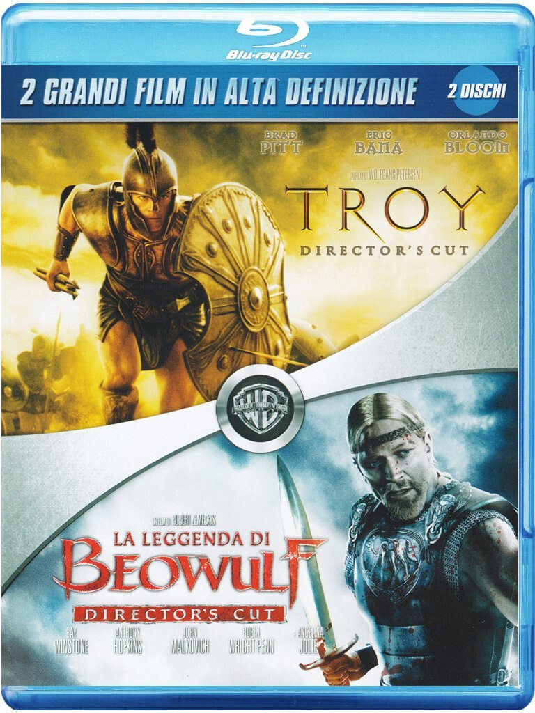 Troy - Director's Cut + La leggenda di Beowulf - Director's Cut (2 Blu Ray)