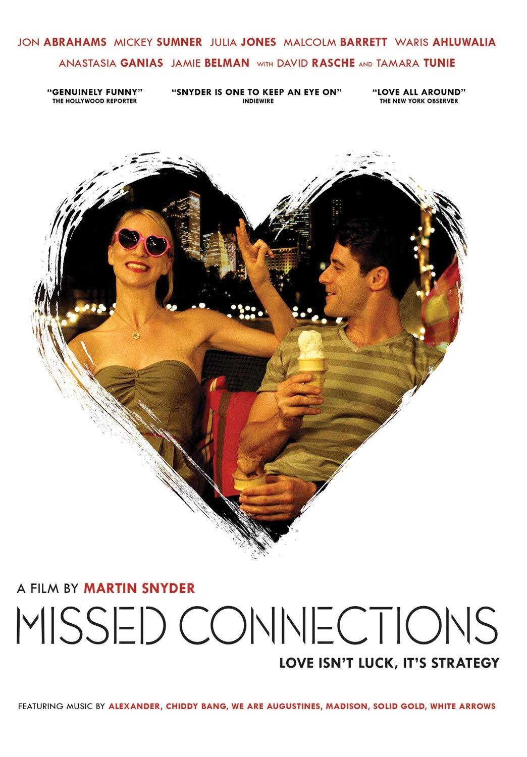 Missed Connections (DVD) Jon Abrahams Mickey Sumner Malcolm Barrett Julia Jones