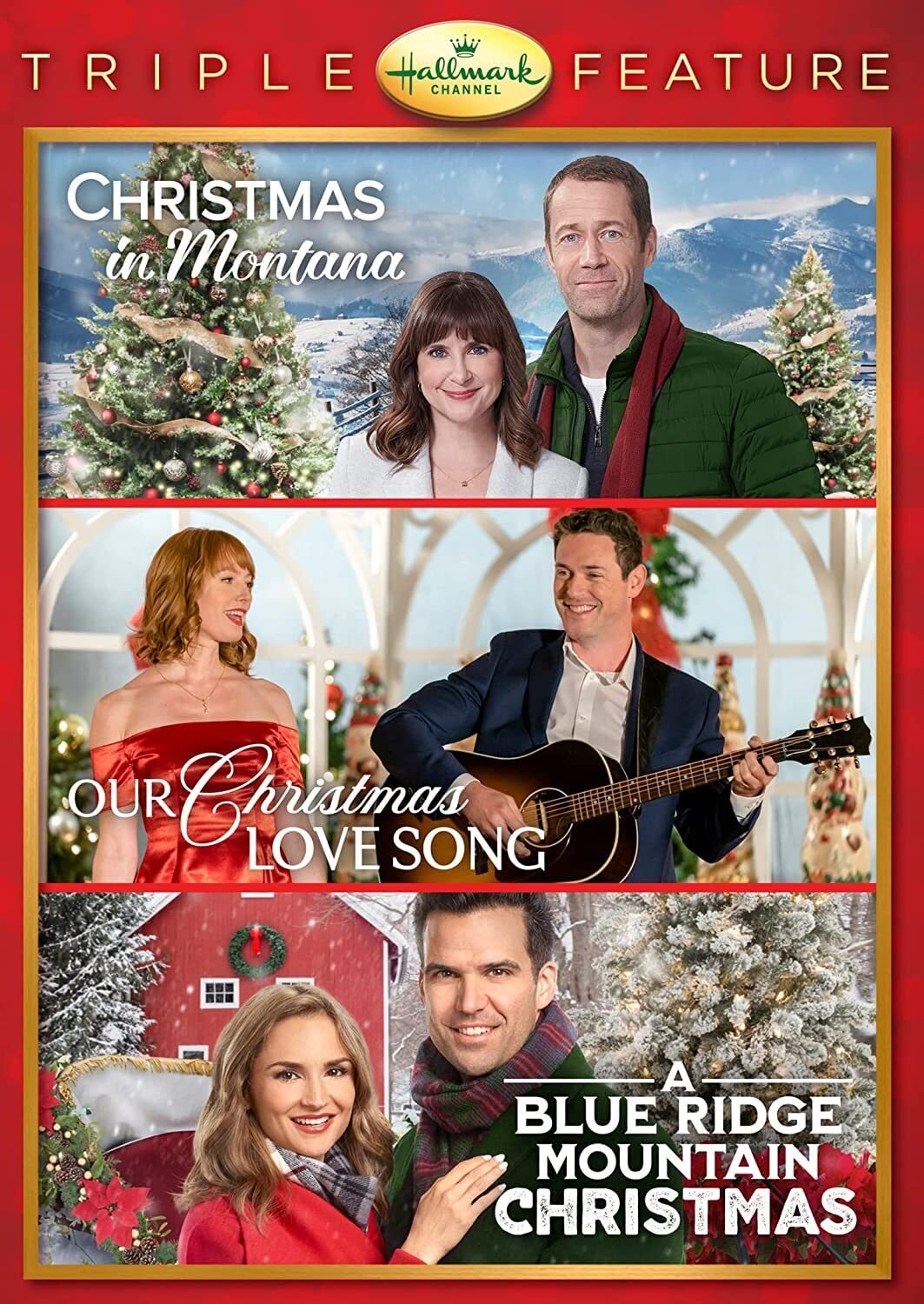 Hallmark 3-Movie Holiday Collection: Our Christmas Love Song, Christmas In (DVD)