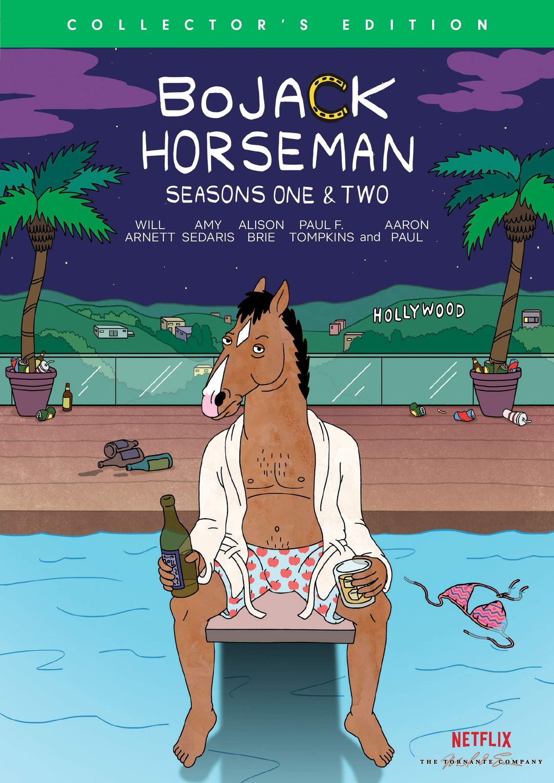 BoJack Horseman: Seasons One & Two (DVD) Will Arnett Amy Sedaris Alison Brie