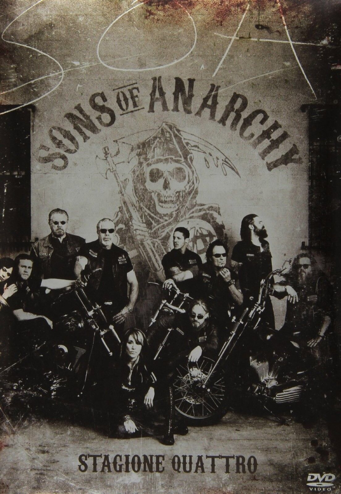COFANETTO DVD - SONS OF ANARCHY SERIE STAGIONE 4 SERIE TV (4 DVD) - Nuovo!!