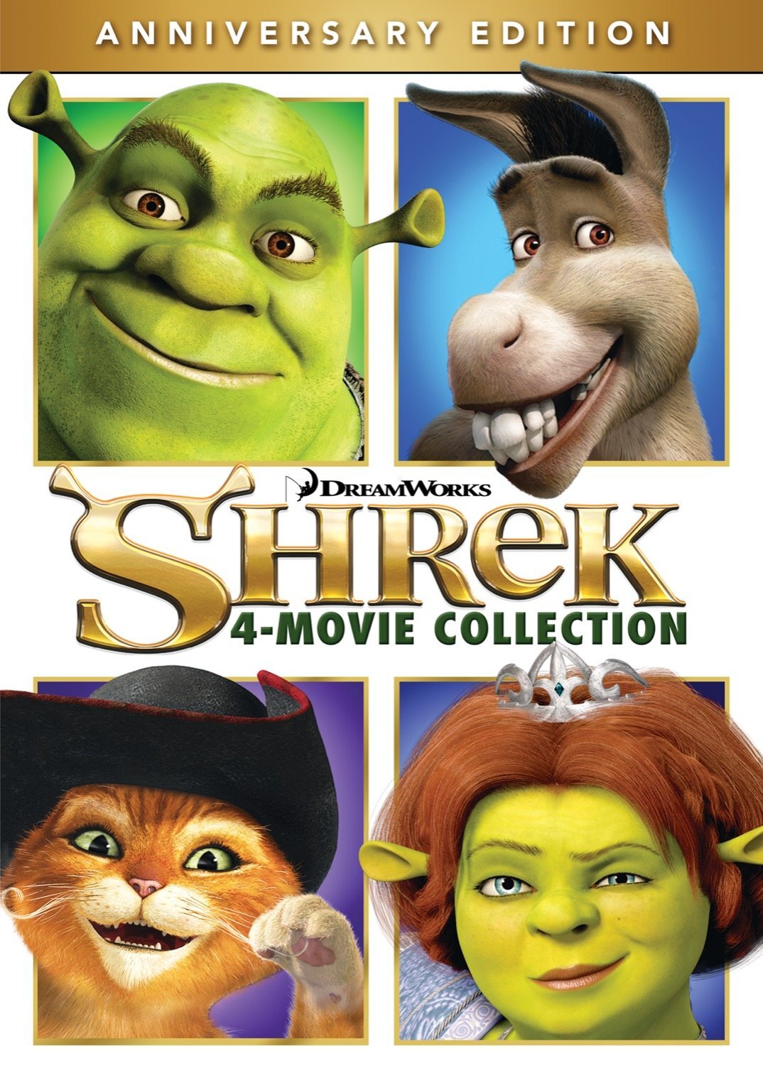 Shrek 4-Movie Collection (DVD) Mike Myers Eddie Murphy Cameron Diaz John Lithgow
