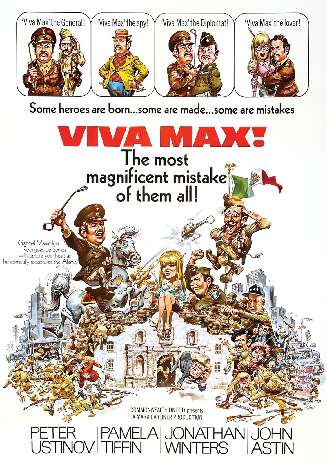 Viva Max (DVD) Peter Ustinov Jonathan Winters John Astin