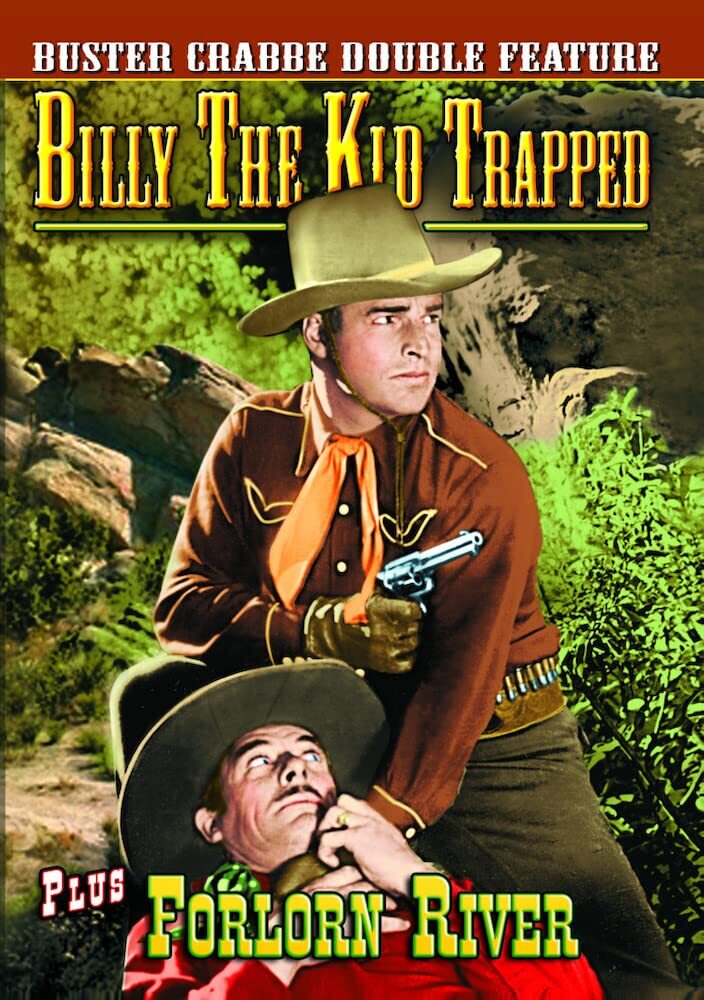 Buster Crabbe Double Feature: Billy The Kid Trapped (1942) / Forlorn River (DVD)