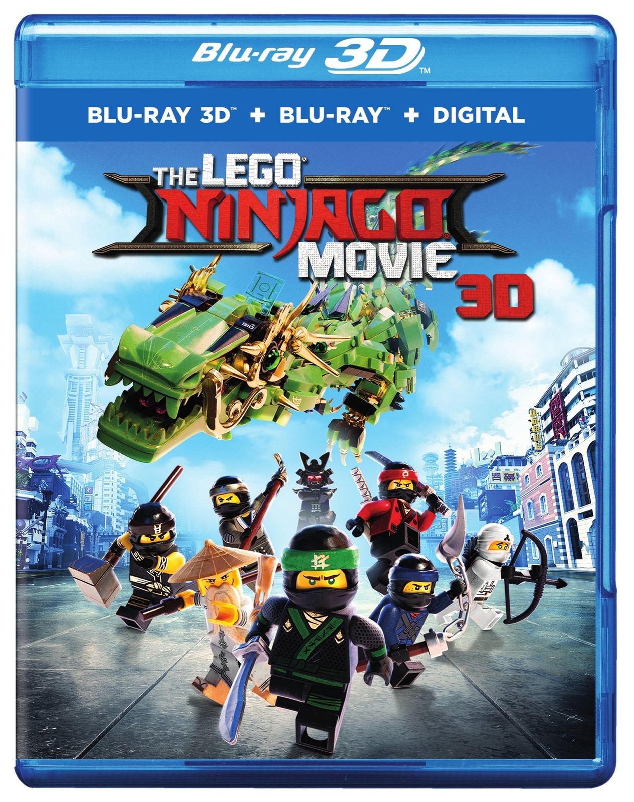 The LEGO Ninjago Movie [3D Blu-ray + Blu-ray] (Blu-ray)