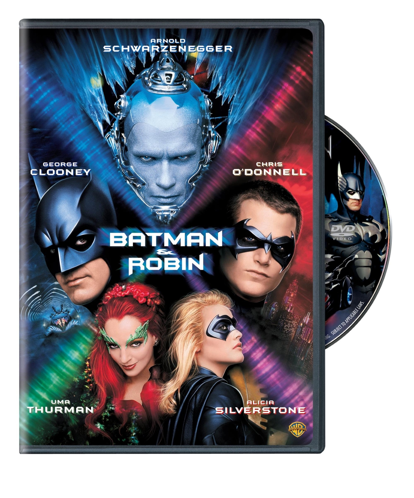Batman & Robin (DVD) Arnold Schwarzenegger George Clooney Chris O'Donnell