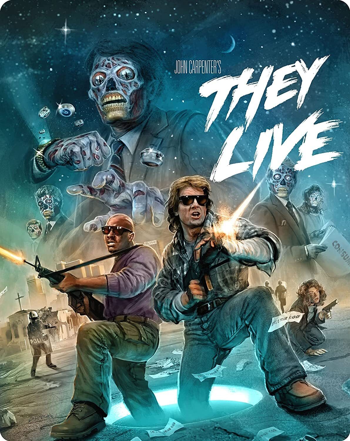 They Live - Limited Edition Steelbook 4K Ultra HD + Blu-ray [4K UHD] (Blu-ray)
