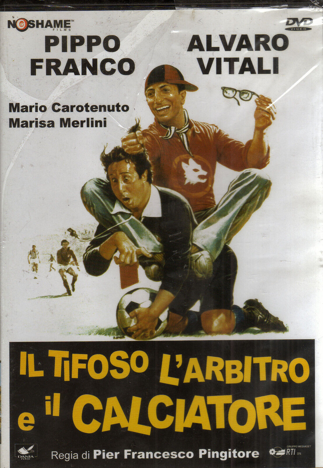 IL TIFOSO L'ARBITRO E IL CALCIATORE con Pippo Franco - DVD NUOVO