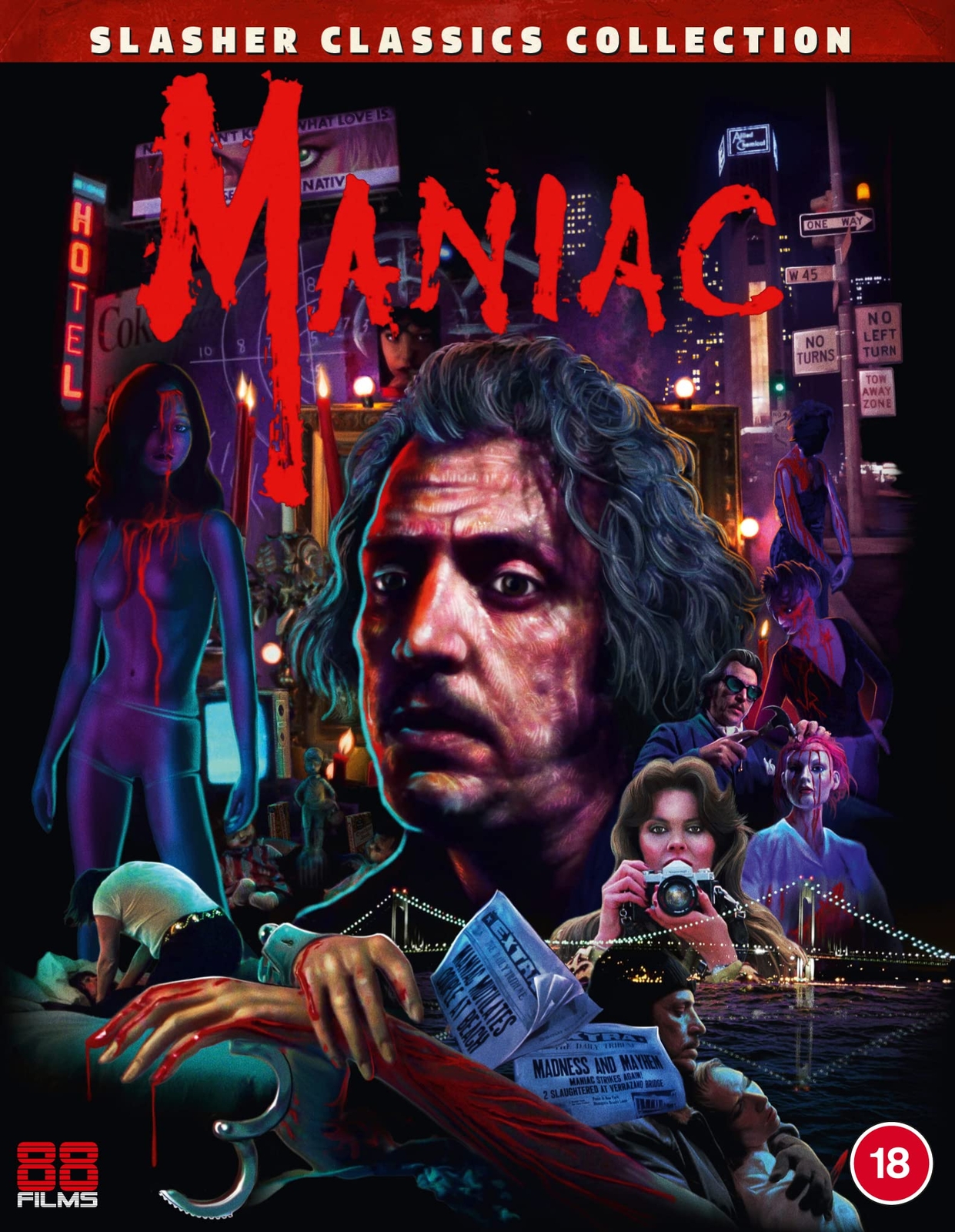 Maniac - Slasher Classics #50 (Blu-ray) Joe Spinell Caroline Munro