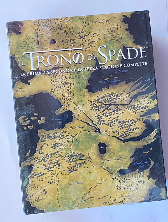 IL TRONO DI SPADE - LA PRIMA, LA SECONDA E TERZA STAGIONE COMPLETE - BOX DVD NEW