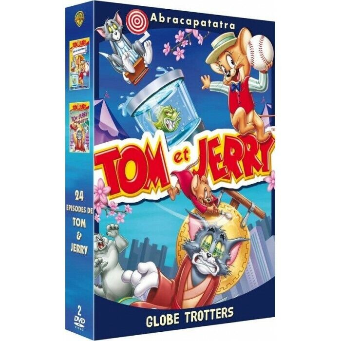 Tom E Jerry Abracapatatra + Globe Trotters (24 Episodi) Cofanetto DVD Nuova