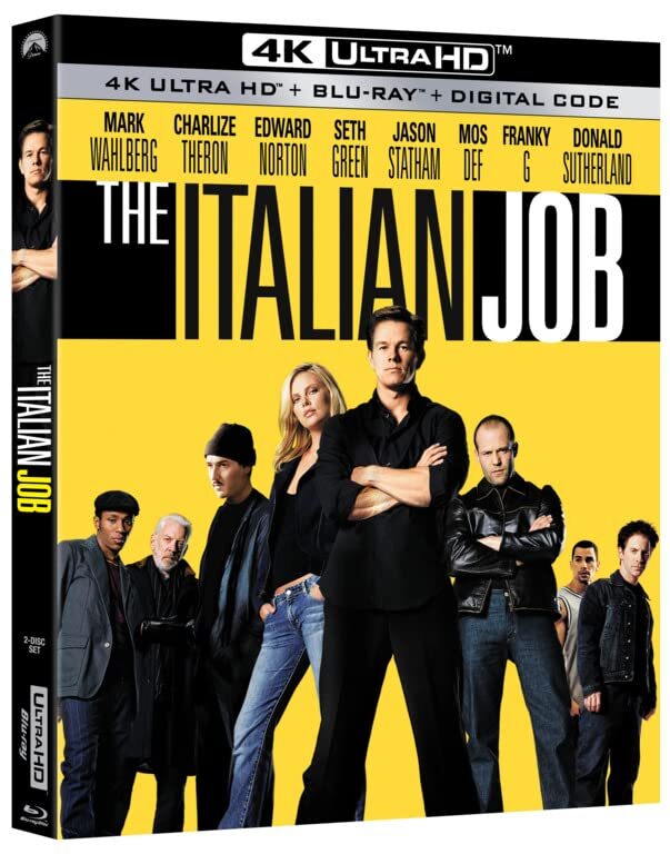 The Italian Job (2003) (Blu-ray) Mark Wahlberg Edward Norton Mos Def