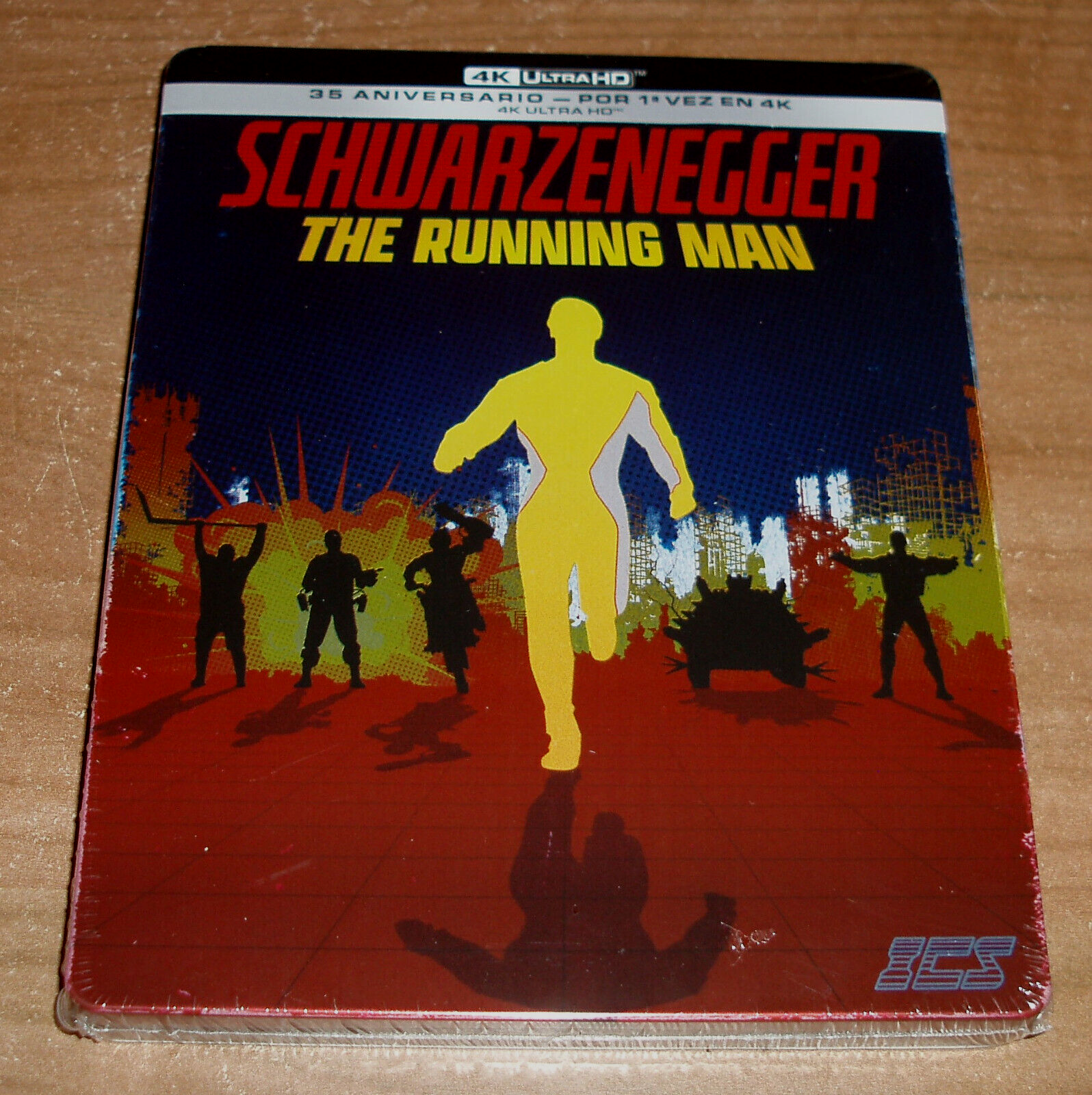 Perseguito (The Running Man) 4K Ultra HD Nuovo Sigillato Steelbook a-B-C