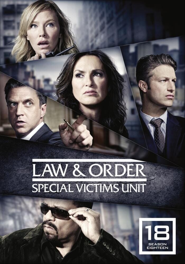 Law &#38; Order: Special Victims Unit  Season 18 (DVD) Ice-T Kelli Giddish