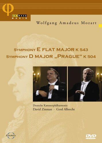 Mozart: Symphonies E Flat Major/ D Major (DVD) Deutsche Kammerphilharmonie