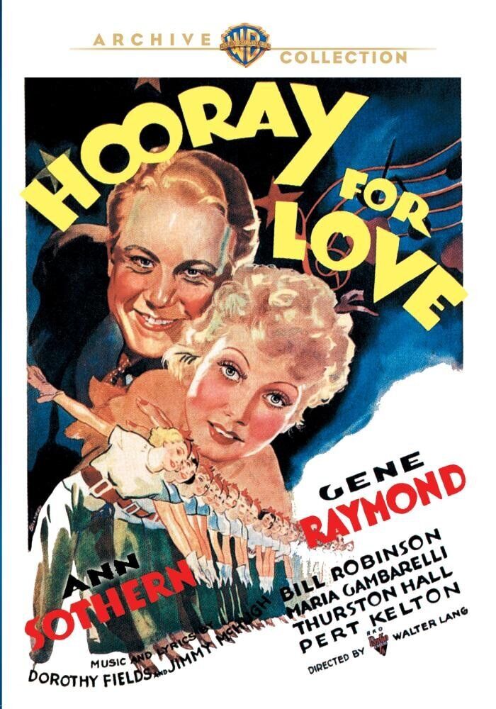 Hooray For Love (DVD) Ann Sothern Bill Robinson Gene Raymond Maria Gambarelli