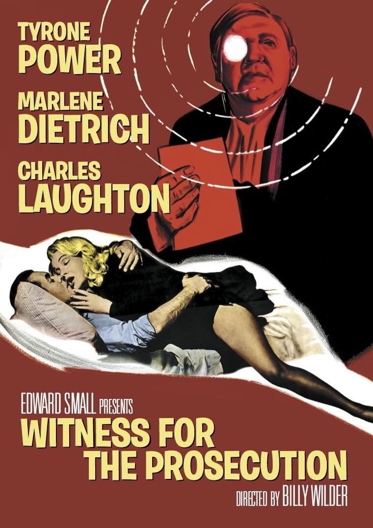 Witness for the Prosecution (DVD) Tyrone Power Marlene Dietrich Charles Laughton