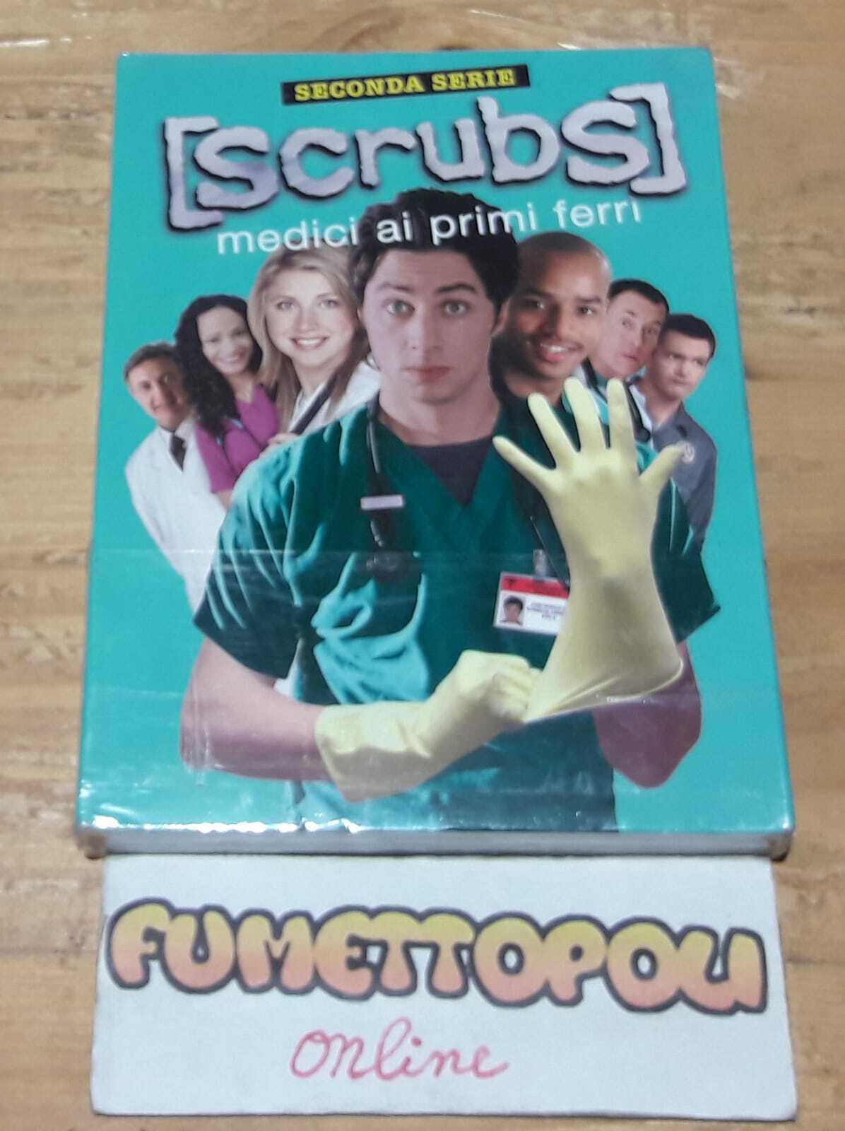SCRUBS Medici ai primi ferri 2a serie DVD cofanet. Touchstone Pictures NUOVO SC4