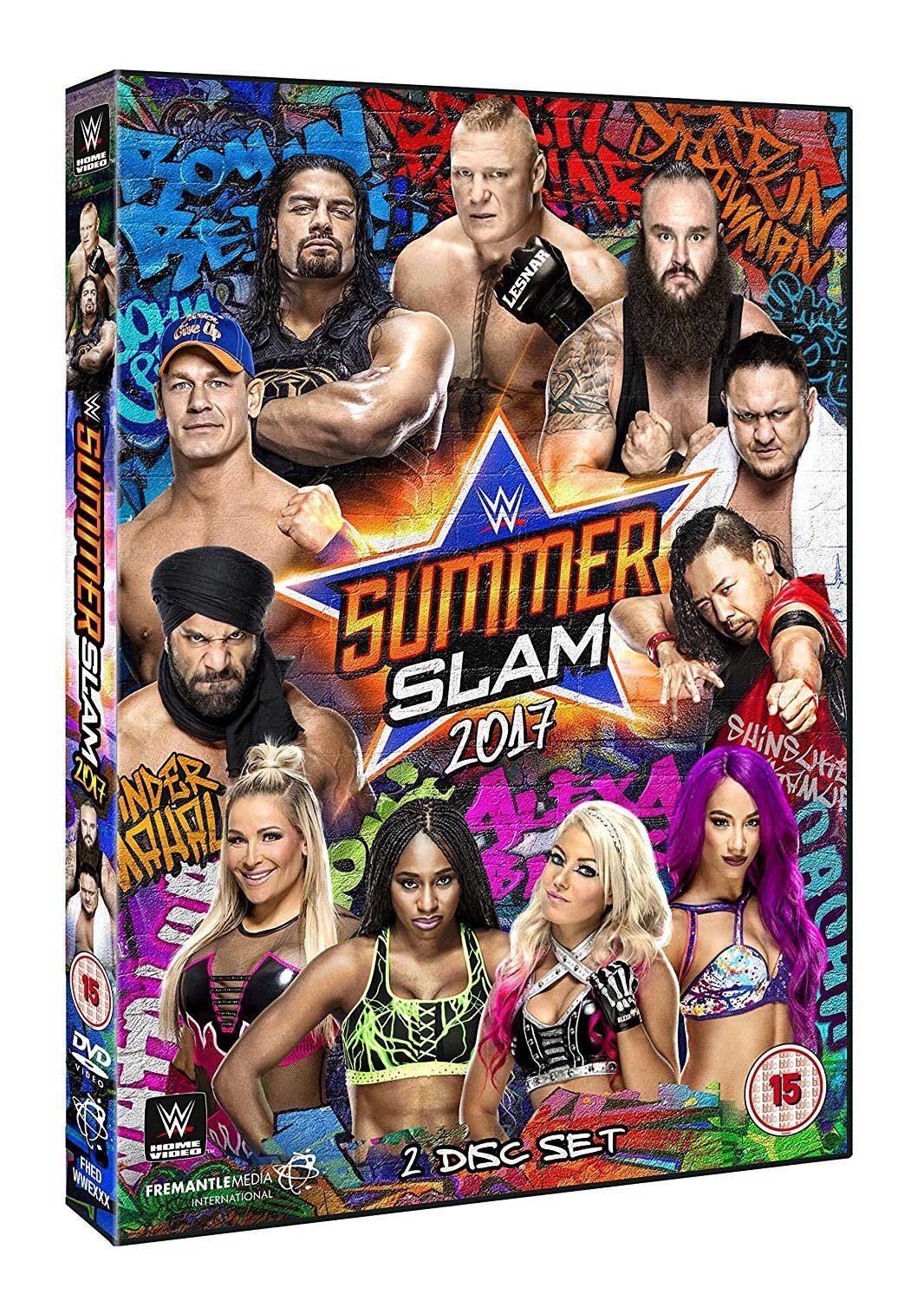 WWE: SummerSlam 2017 (DVD) Brock Lesnar John Cena Shinsuke Nakamura