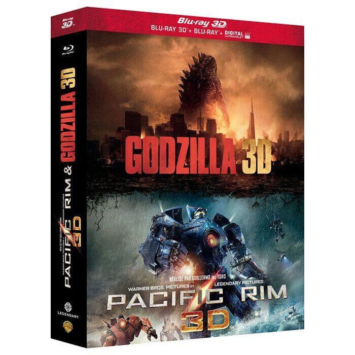 Godzilla + Pacific Rim 3D Blu-Ray Nuova