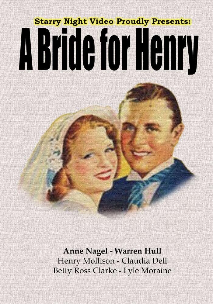 A Bride For Henry (DVD) Henry Mollison Warren Hull Anne Nagel Claudia Dell