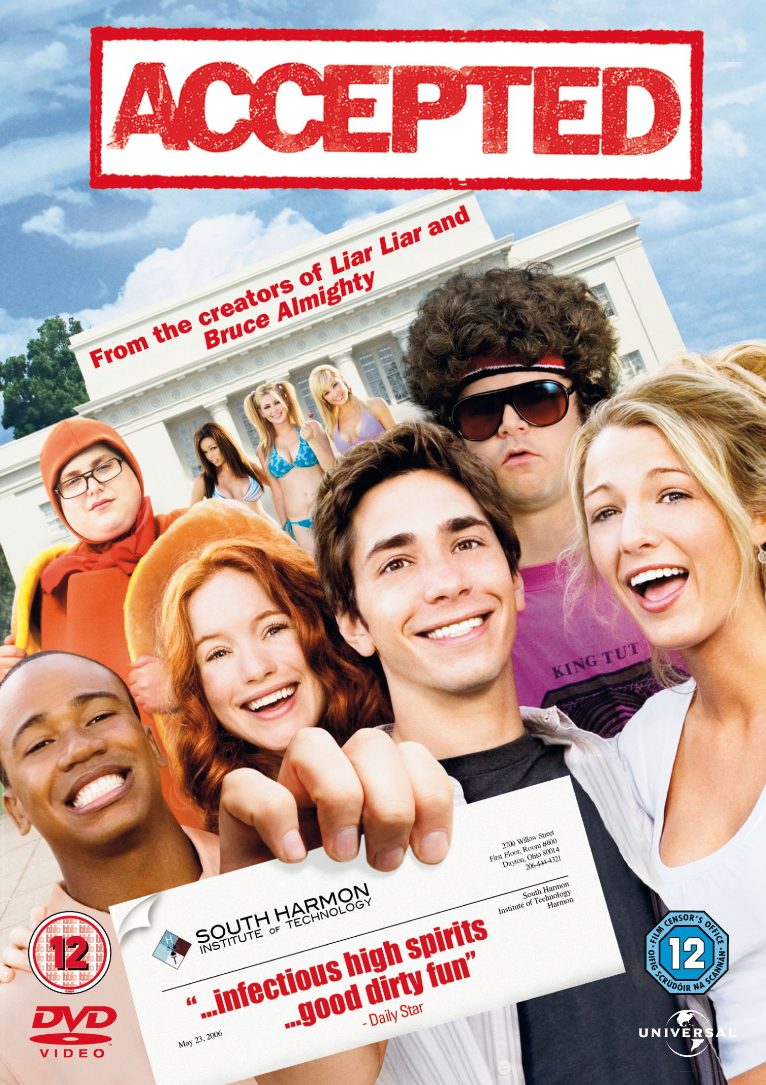 Accepted (DVD) Lewis Black Hannah Marks Maria Thayer Ann Cusack Mark Derwin