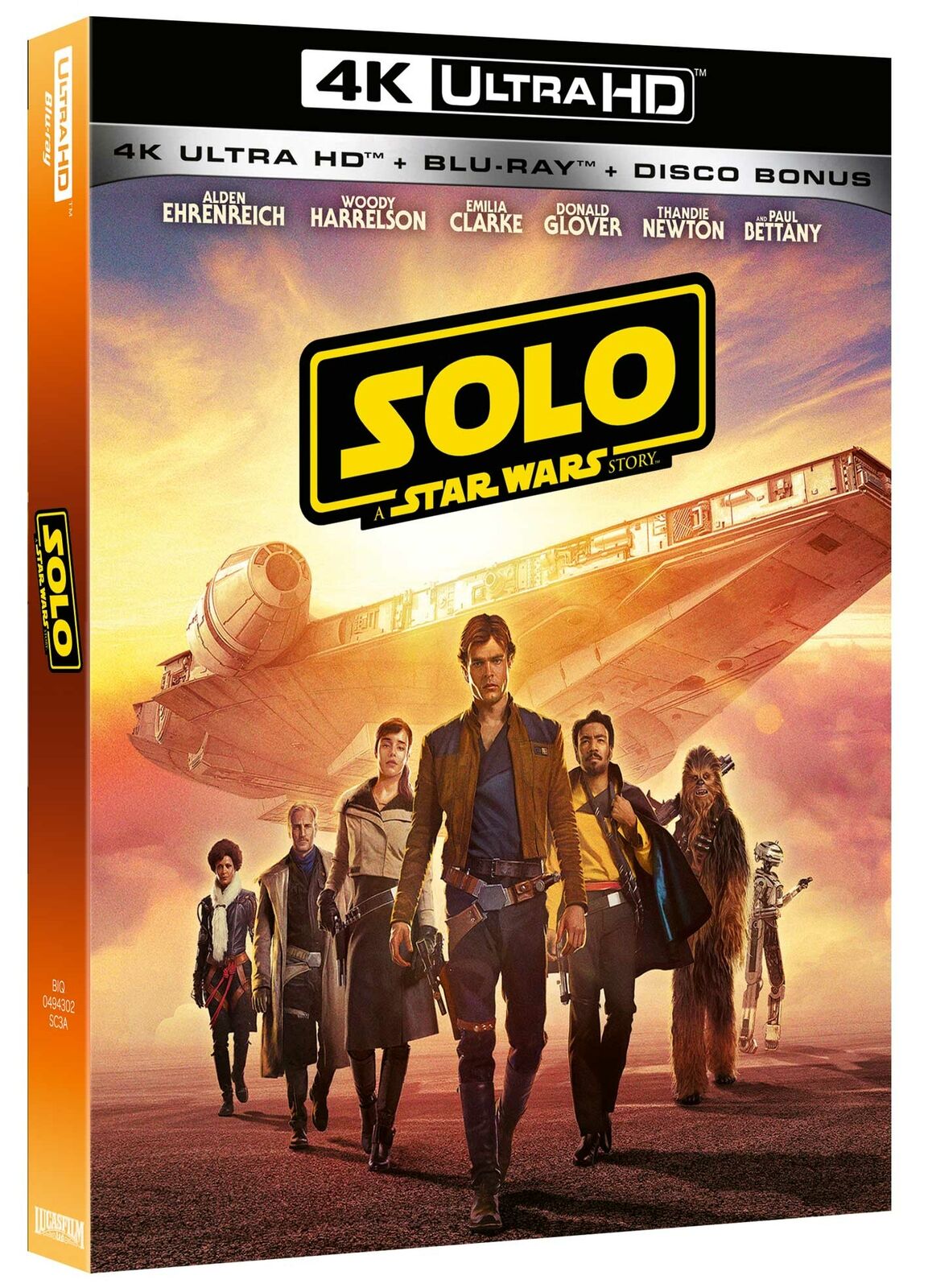Star Wars - Solo: A Star Wars Story (Blu-Ray 4K Ultra HD + 2 Blu-Ray)