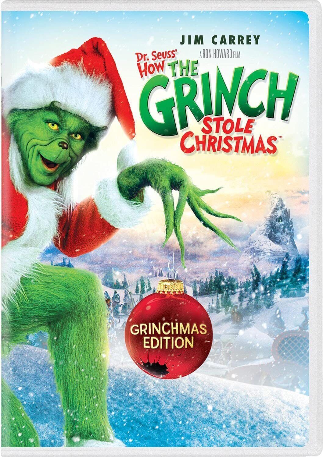 Dr. Seuss' How the Grinch Stole Christmas (DVD) Jim Carrey Taylor Momsen
