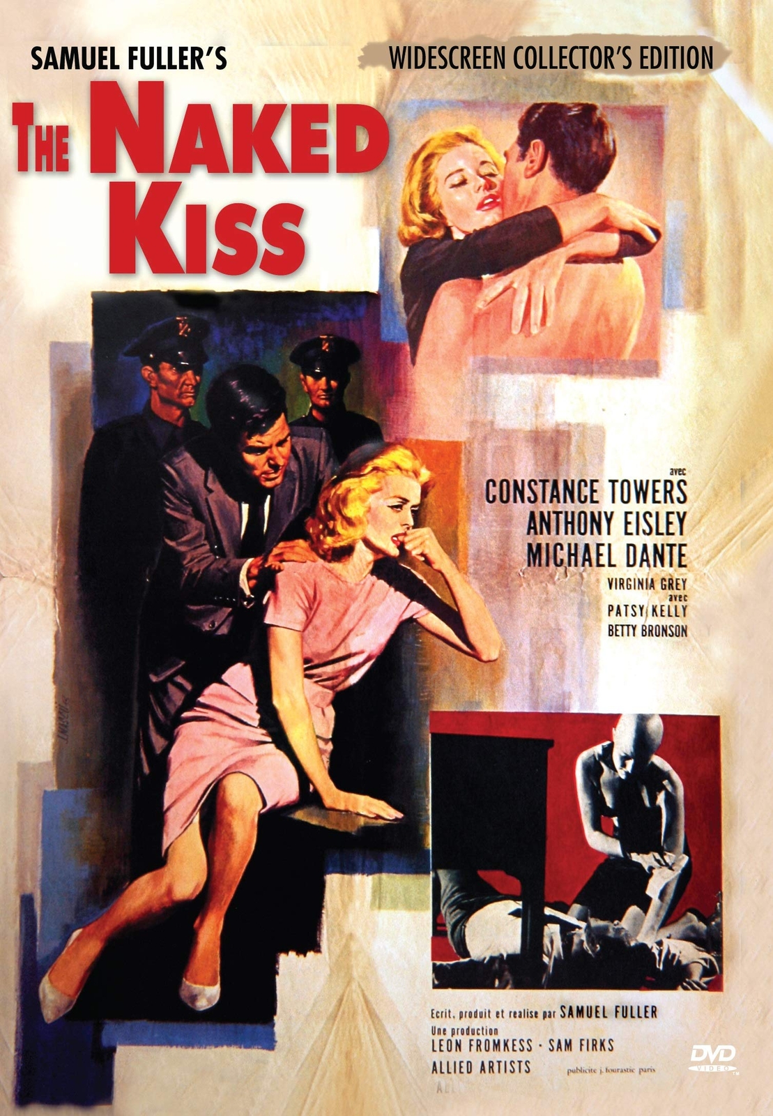 The Naked Kiss (DVD) Constance Towers Anthony Eisley Michael Dante Virginia Grey